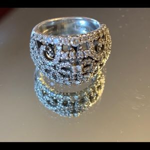 Victoria Wieck Vintage Swarovski Crystal Ring